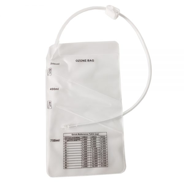 Good quality 3 chambers Ozone rectal insufflation bag Durable 200ml 400ml 750ml measuring for ozone therapy