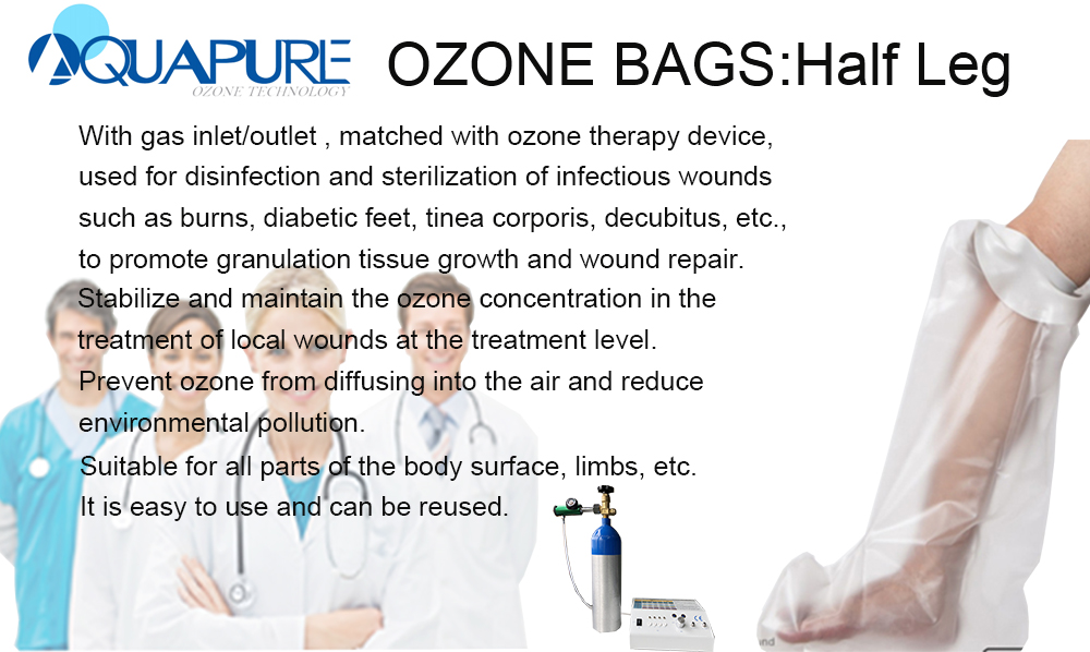 medical O3 Ozone resistant bag for therapy half arm
