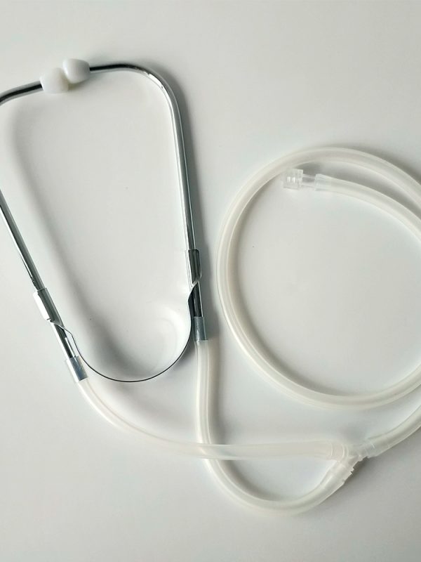 2022Guaranteed Quality Medical Ozone Stethoscope for Ear Insufflation with Soft Silicon Earplug