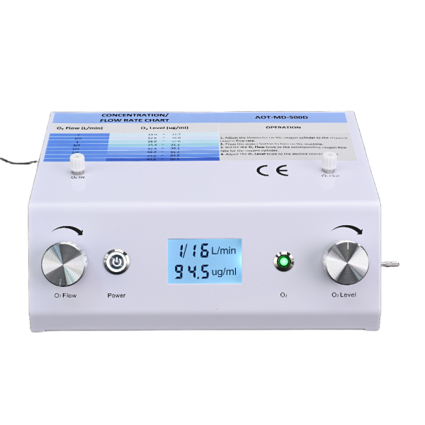 New design LCD display 10-99.5ug/L ozone generator medical for pain therapy