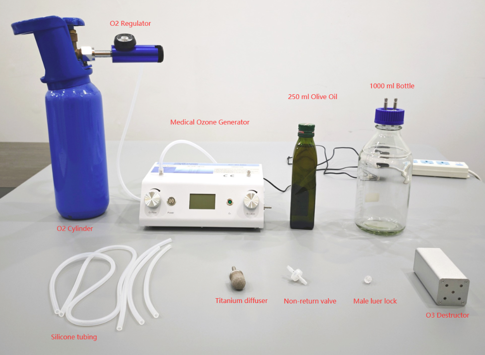 how to make ozonated olive oil